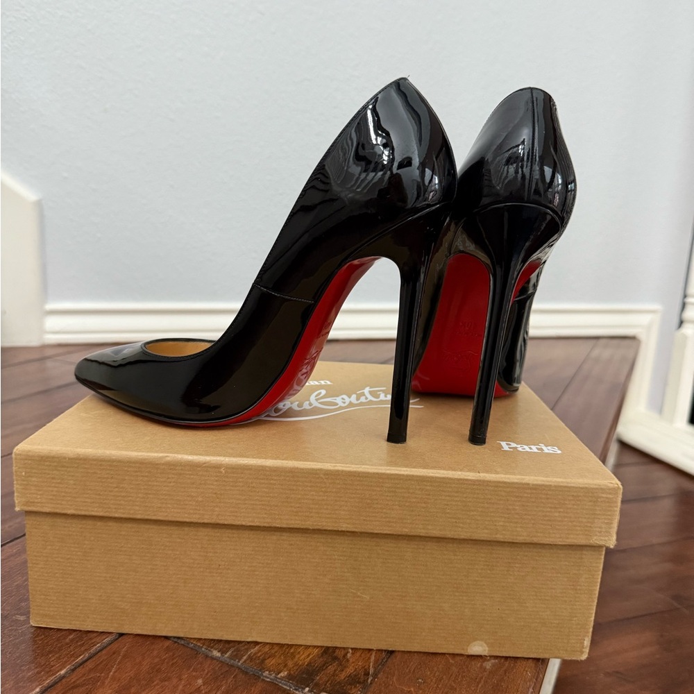 Christian Louboutin Pigalle 120 Patent Calf Leather Heels